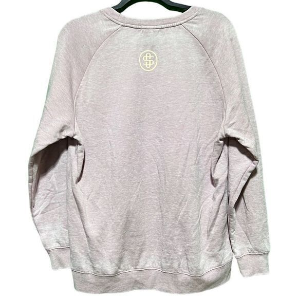 NWT Simply Southern‎ Crewneck Sweatshirt "Grateful Heart Happy Soul" Purple MED - Picture 3 of 6